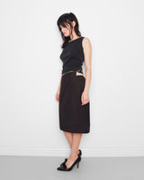 F/W1997 pinstripe skirt
