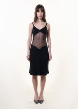 Sheer cutout dress