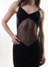 Sheer cutout dress