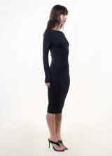 S/S1998 leather strap dress