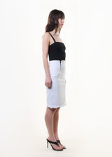 S/S2002 Panelled corseted skirt