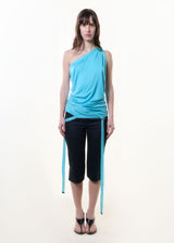 S/S2003 one-shoulder drape top
