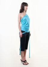 S/S2003 one-shoulder drape top