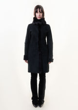 F/W2011  Fur collar coat