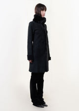 F/W2011  Fur collar coat