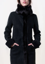 F/W2011  Fur collar coat