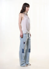 F/W2001 faux fur collar top