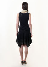 F/W2003 suede grommet skirt