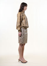 S/S2000 snakeskin skirt