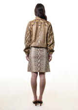 S/S2000 snakeskin skirt
