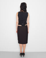 F/W1997 pinstripe skirt