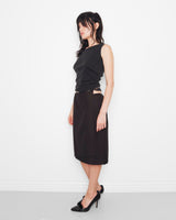 F/W1997 pinstripe skirt