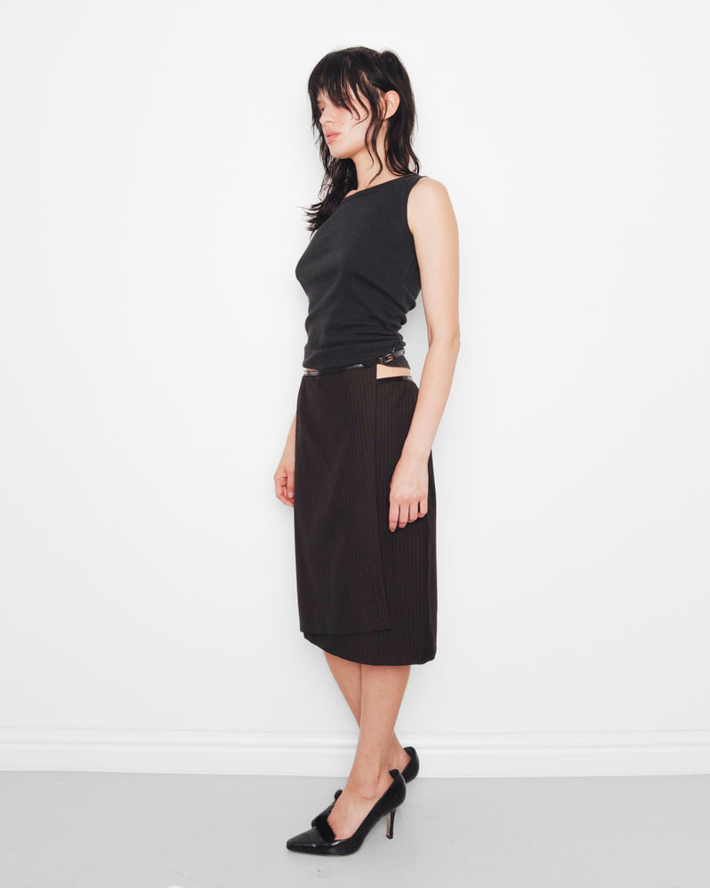 F/W1997 pinstripe skirt