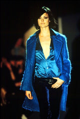 F/W1995 blue mohair coat