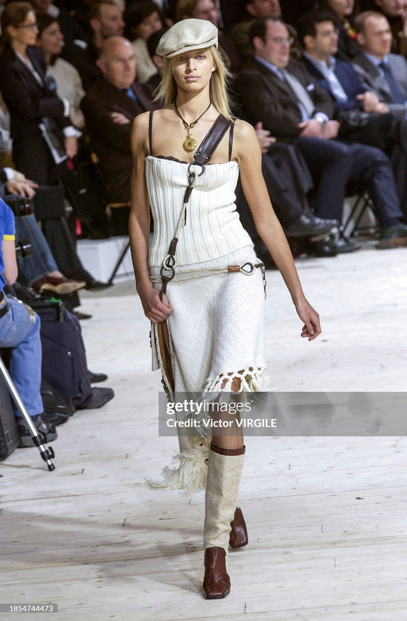 F/W2002 cream skirt