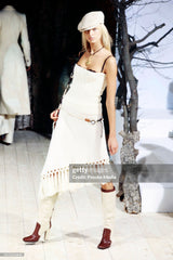 F/W2002 cream skirt