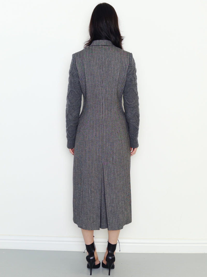 F/W2006 knitted sleeve coat