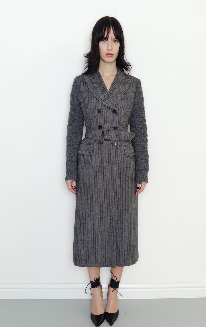 F/W2006 knitted sleeve coat