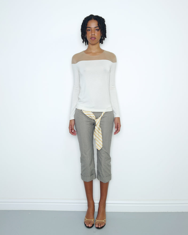 F/W2006 sheer panelled top