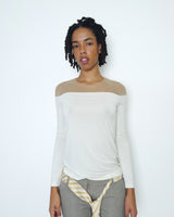F/W2006 sheer panelled top