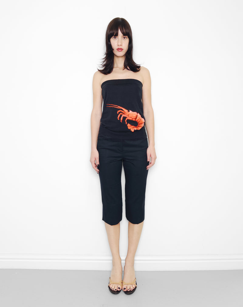 S/S2002 bandeau shrimp top