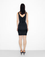 F/W2003 black viscose dress