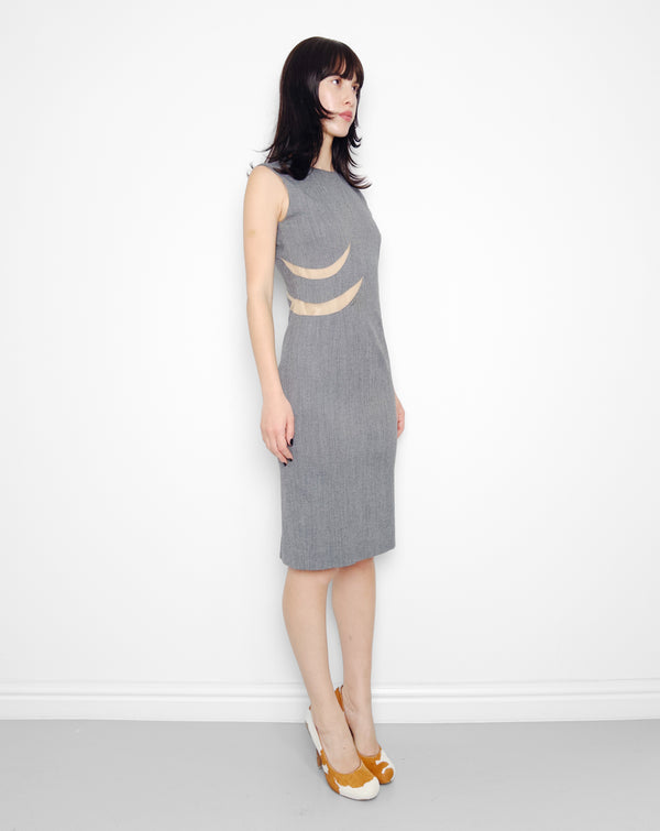 F/W1998 grey wool dress