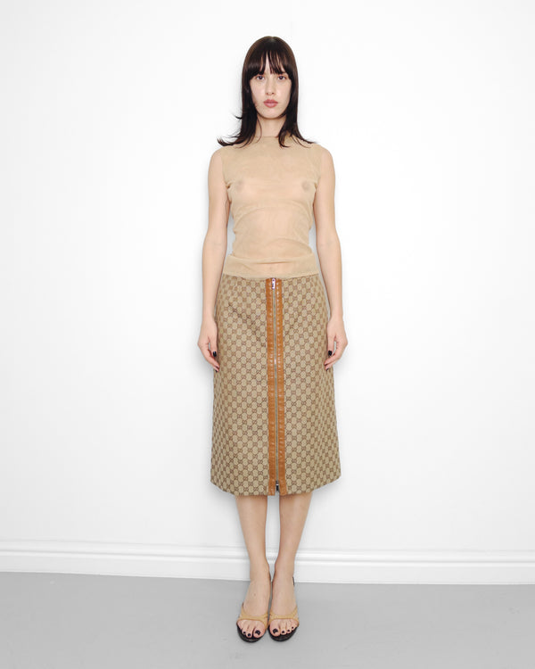 F/W2000 monogram skirt