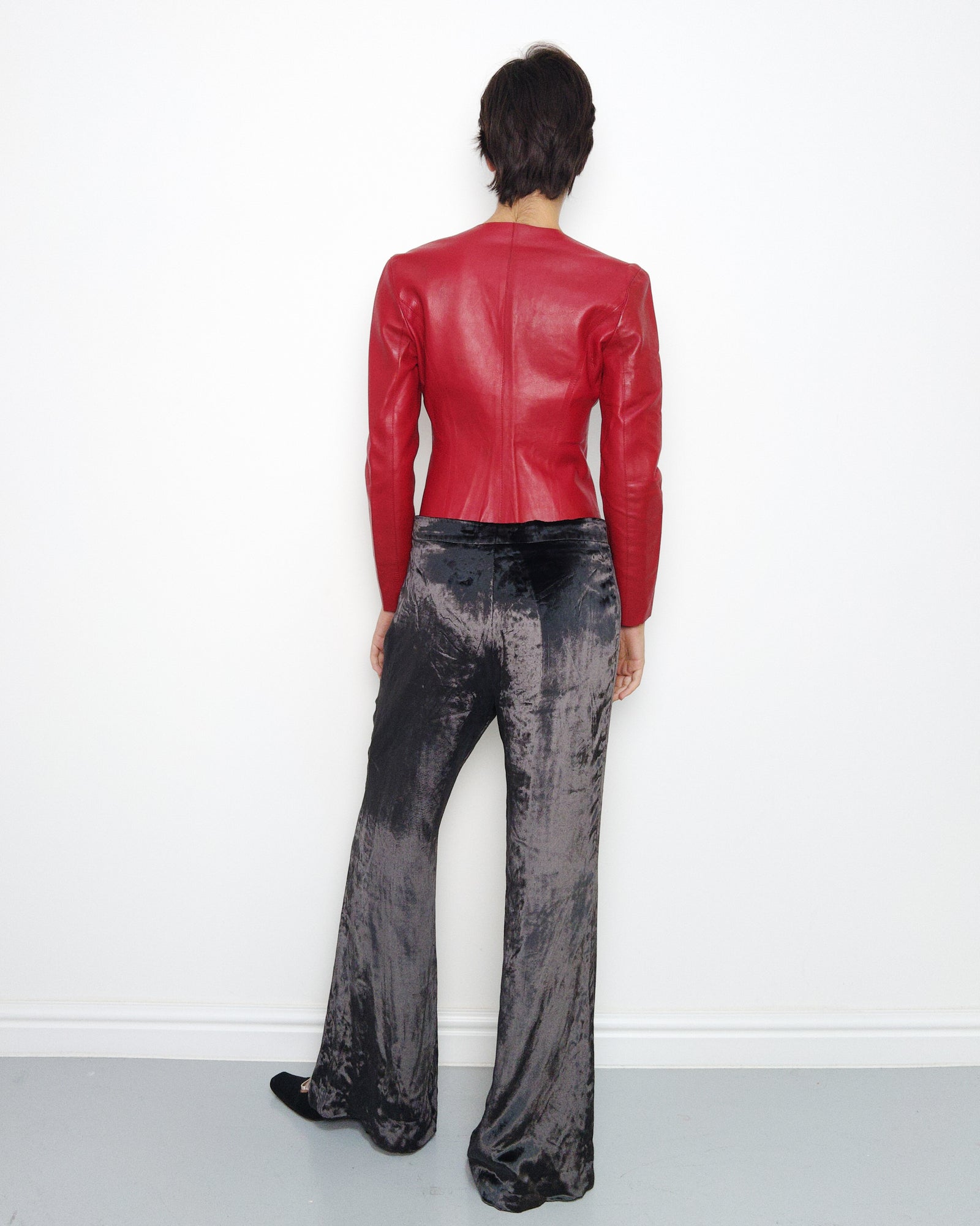 Gucci by Tom Ford red leather jacket – West Archive