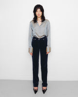 F/W1995 blue velvet trousers
