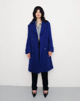 F/W1995 blue mohair coat