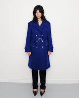 F/W1995 blue mohair coat