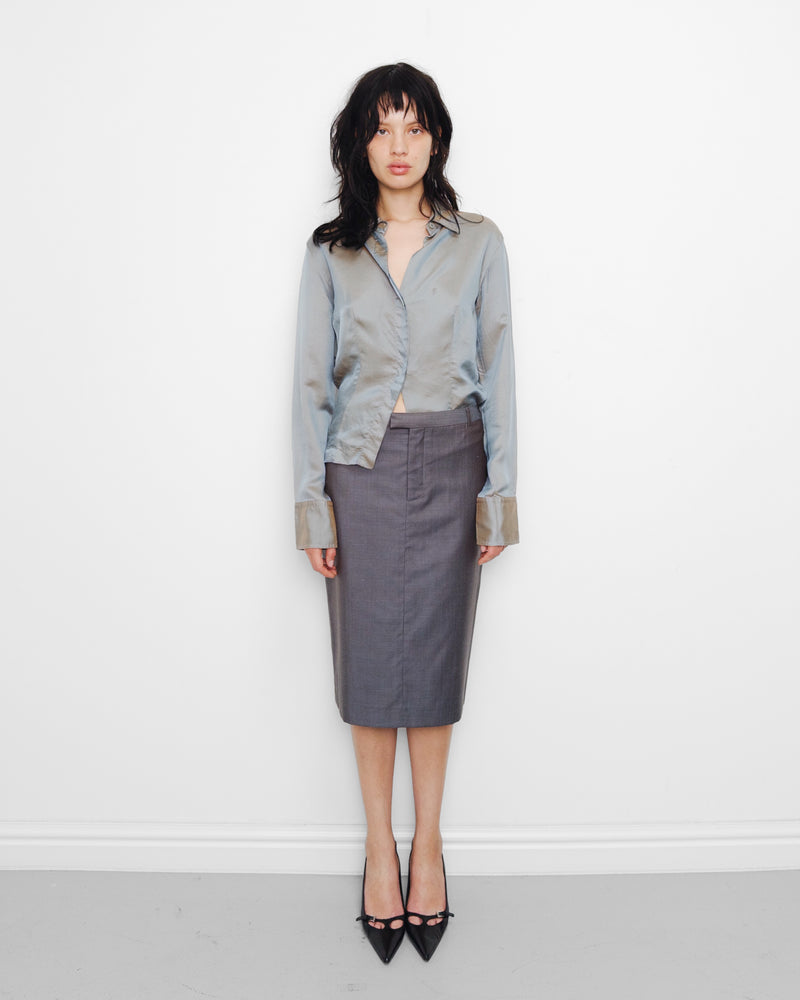 S/S1998 silver skirt