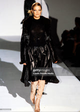 F/W1999 Leather cord belted skirt