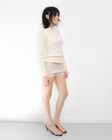 cream knitted jumper