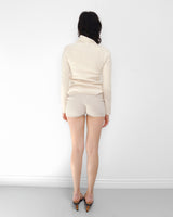cream knitted jumper