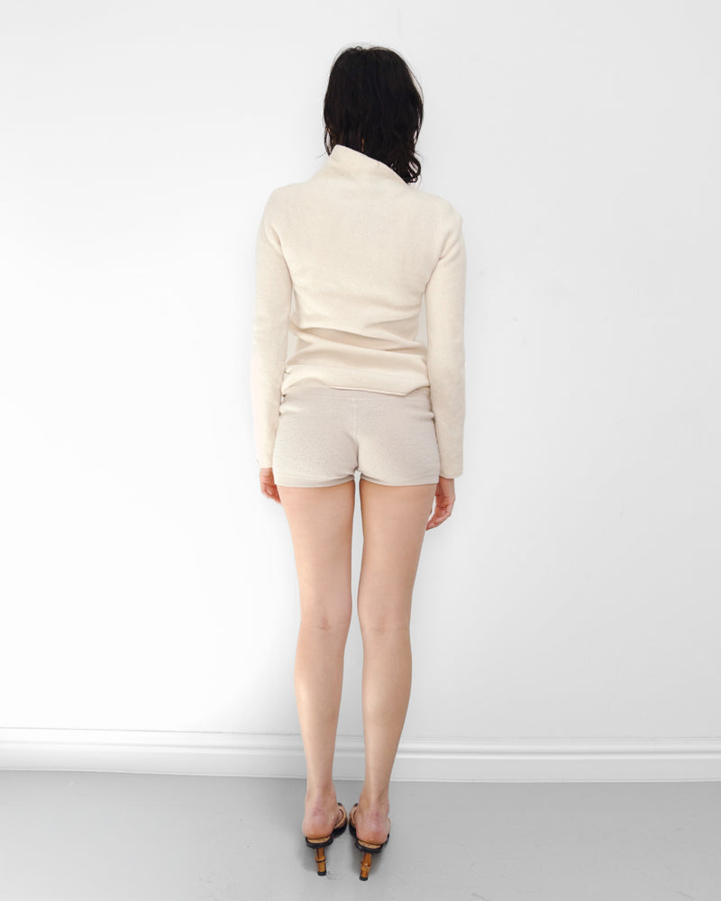 cream knitted jumper
