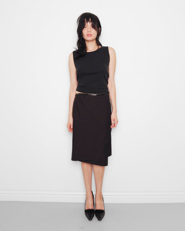 F/W1997 pinstripe skirt
