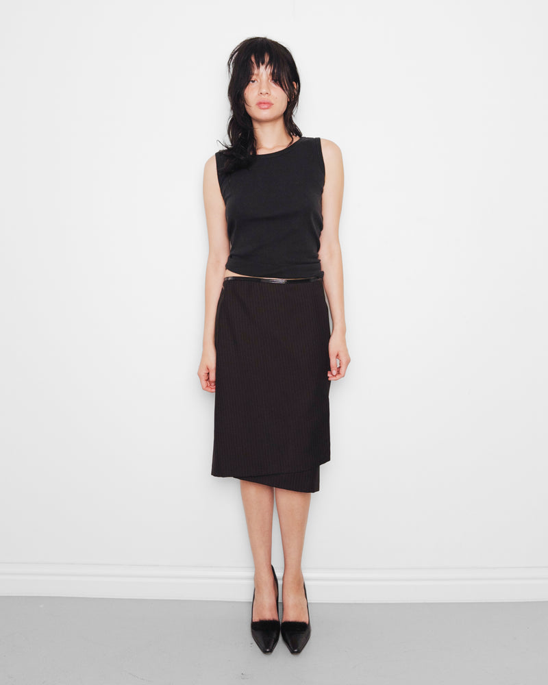 F/W1997 pinstripe skirt