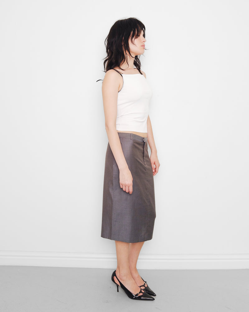 S/S1998 white viscose top