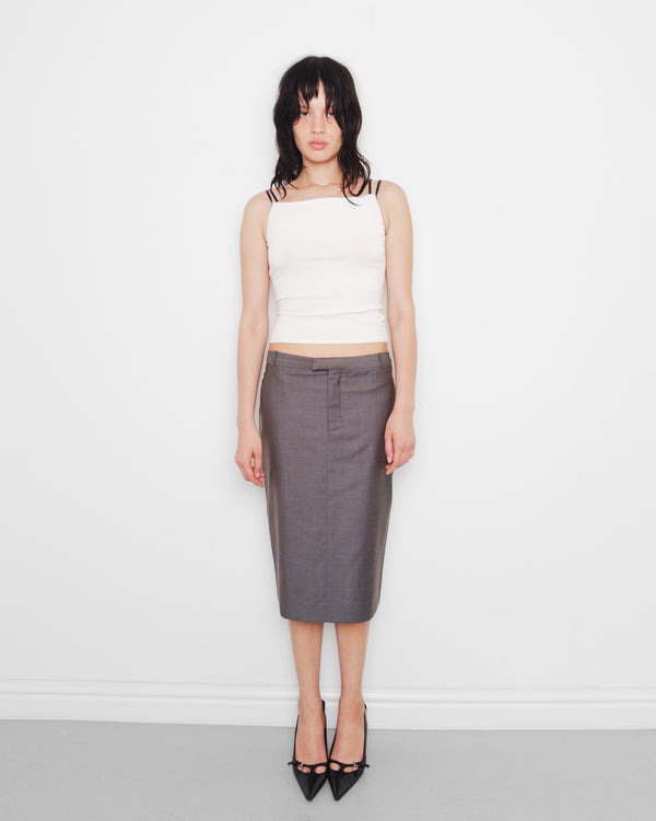 S/S1998 white viscose top