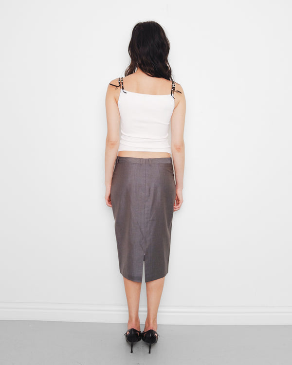 S/S1998 white viscose top