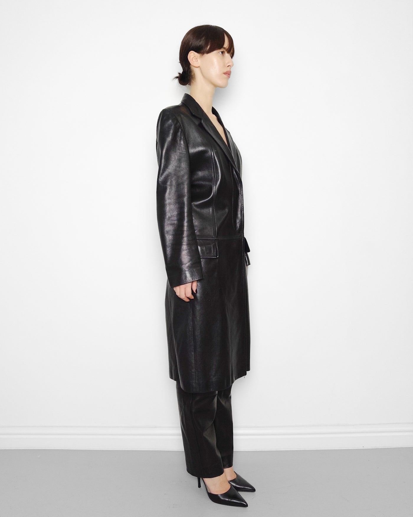 Gucci by Tom Ford 1997 leather coat – West Archive