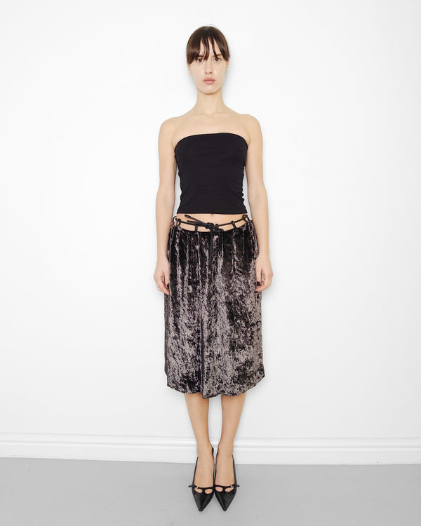 F/W1999 velvet skirt