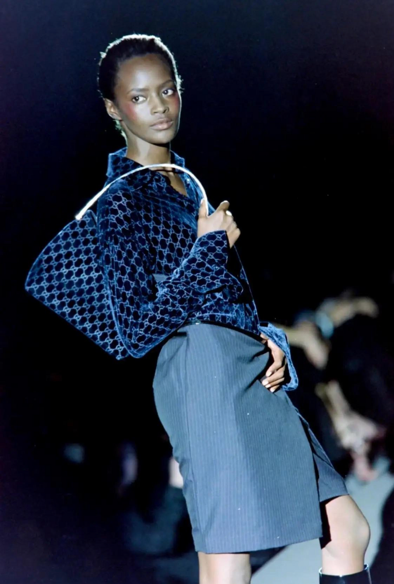 F/W1997 pinstripe skirt