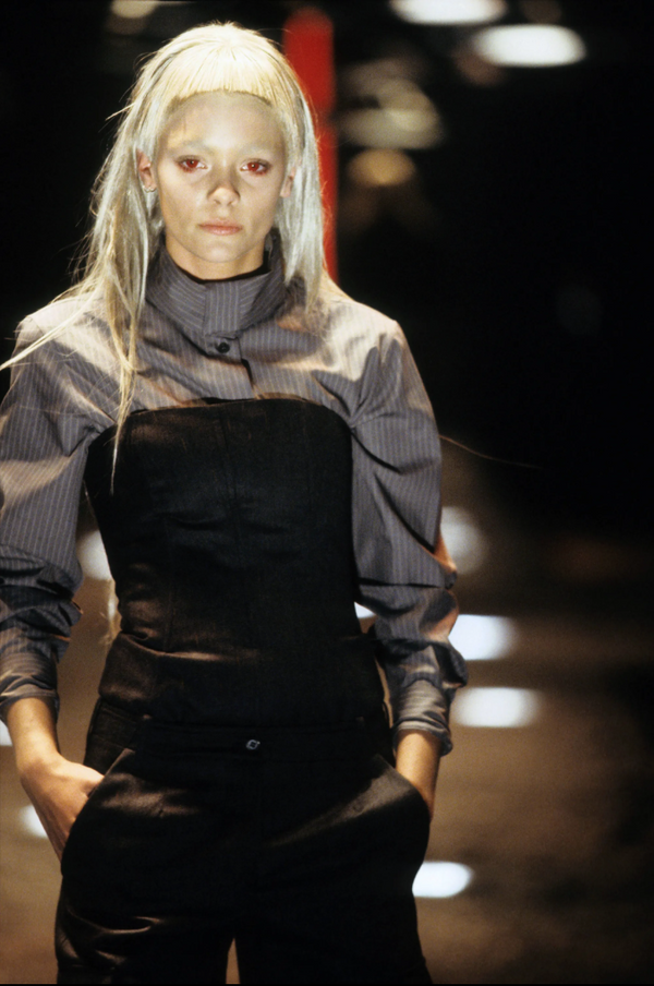 F/W1998 'Joan' grey corset