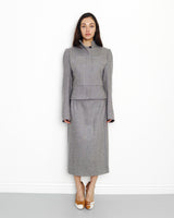 F/W1999 grey skirt suit