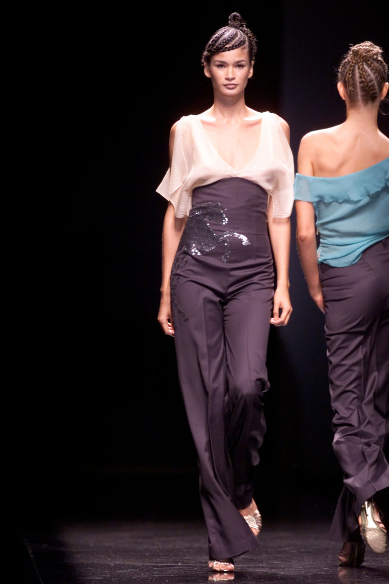 S/S2001 sheer top