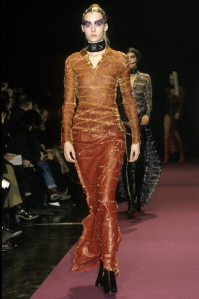 F/W1997 red sheer top